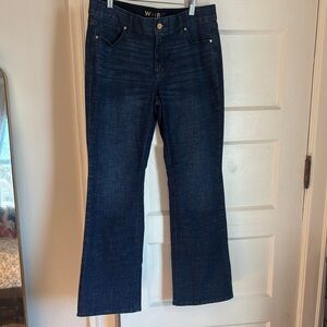 White House Black Market Women's Dark Blue Jeans